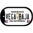 Vega Baja Puerto Rico Metal Novelty Dog Tag Necklace DT-2883