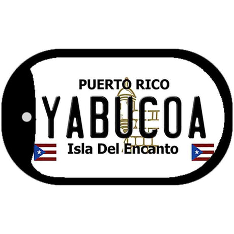 Yabucoa Puerto Rico Metal Novelty Dog Tag Necklace DT-2886