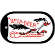 Beep Beep Roadrunner Novelty Metal Dog Tag Necklace DT-318