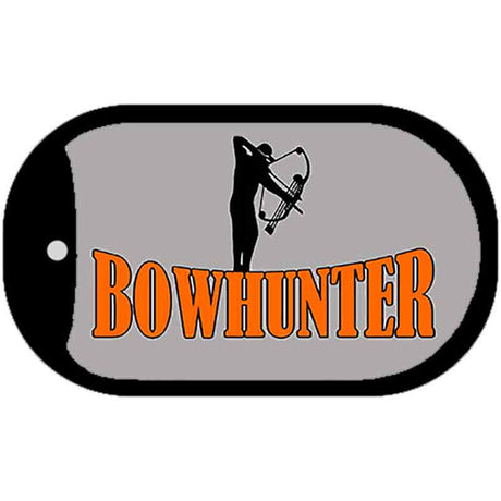 Bow Hunter Novelty Metal Dog Tag Necklace DT-327