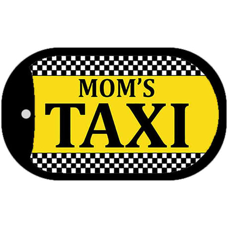 Mom's Taxi Novelty Metal Dog Tag Necklace DT-337