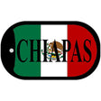 Chiapas Mexico Flag Metal Novelty Dog Tag Necklace DT-3430