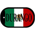 Durango Mexico Flag Metal Novelty Dog Tag Necklace DT-3432