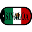 Sinaloa Mexico Flag Metal Novelty Dog Tag Necklace DT-3433