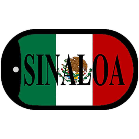 Sinaloa Mexico Flag Metal Novelty Dog Tag Necklace DT-3433