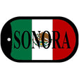 Sonora Mexico Flag Metal Novelty Dog Tag Necklace DT-3434