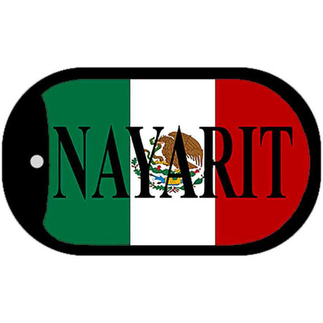 Nayarit Mexico Flag Metal Novelty Dog Tag Necklace DT-3438