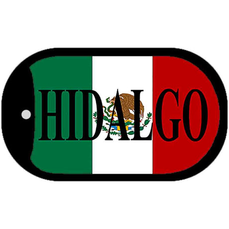 Hidalgo Mexico Flag Metal Novelty Dog Tag Necklace DT-3442