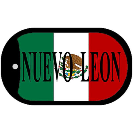 Nuevo Leon Mexico Flag Metal Novelty Dog Tag Necklace DT-3446