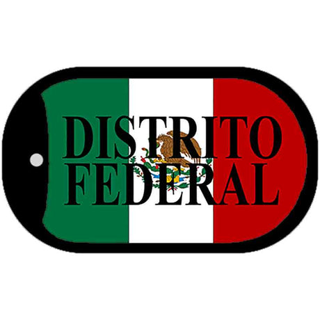 Distrito Federal Mexico Flag Metal Novelty Dog Tag Necklace DT-3451