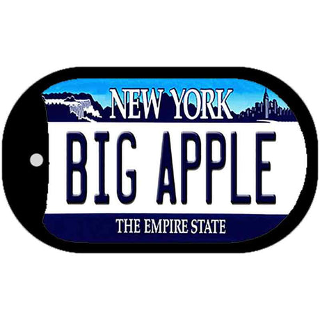 Big Apple New York Novelty Metal Dog Tag Necklace DT-3507