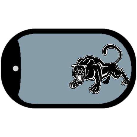 Panther Offset Novelty Metal Dog Tag Necklace DT-3543