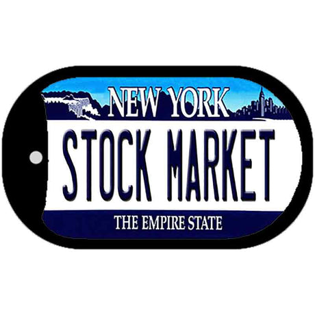 Stock Market New York Novelty Metal Dog Tag Necklace DT-3548