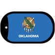 Oklahoma State Flag Metal Novelty Dog Tag Necklace DT-3597