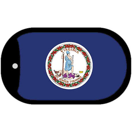 Virginia State Flag Metal Novelty Dog Tag Necklace DT-3605