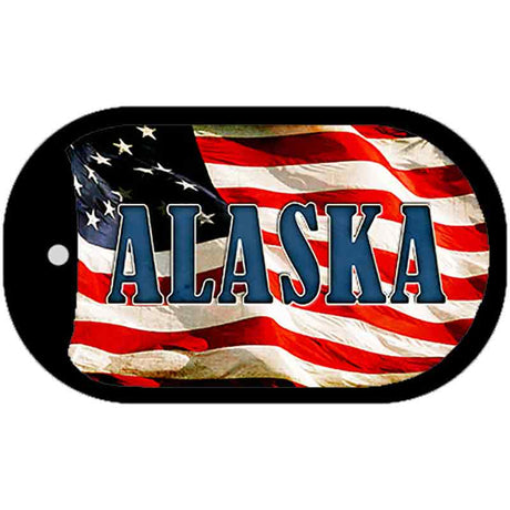 Alaska Metal Novelty Dog Tag Necklace DT-3613