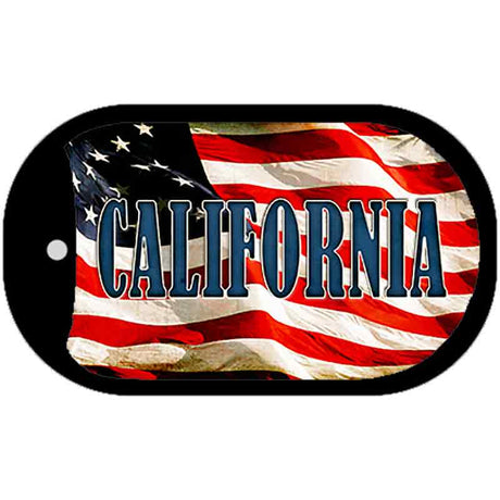 California Metal Novelty Dog Tag Necklace DT-3616