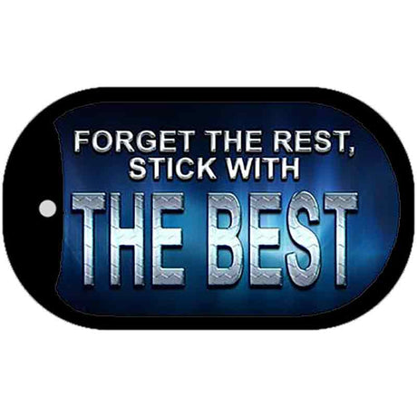 Forget The Rest Novelty Metal Dog Tag Necklace DT-361