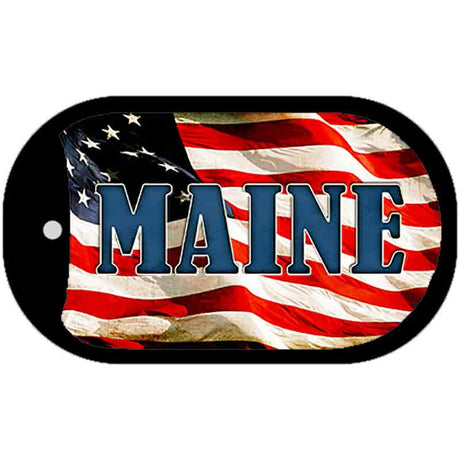 Maine Metal Novelty Dog Tag Necklace DT-3630