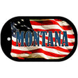 Montana Metal Novelty Dog Tag Necklace DT-3637