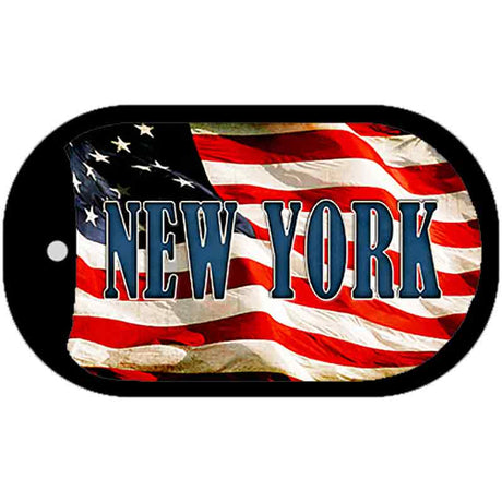 New York Metal Novelty Dog Tag Necklace DT-3643