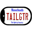 Tailgtr Massachusetts Novelty Metal Dog Tag Necklace DT-3680