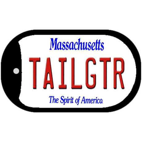 Tailgtr Massachusetts Novelty Metal Dog Tag Necklace DT-3680