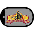 Fire Rescue Novelty Dog Tag Necklace DT-3737