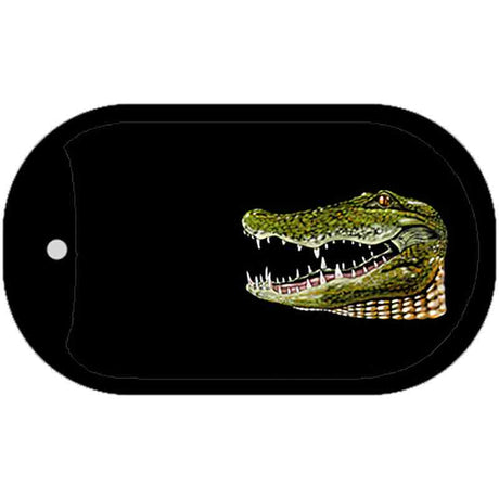 Gator Offset Novelty Metal Dog Tag Necklace DT-3746