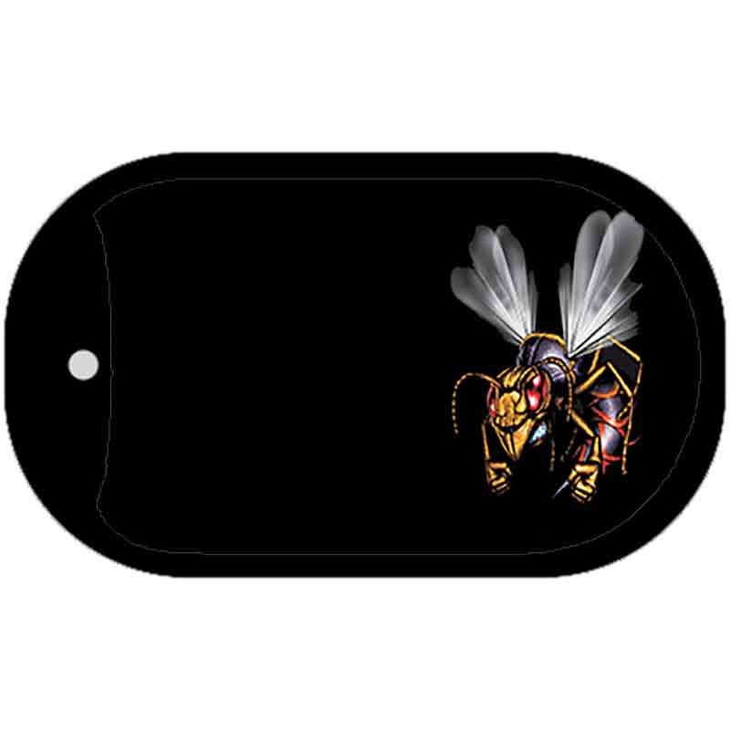 Hornet Offset Novelty Metal Dog Tag Necklace DT-3747