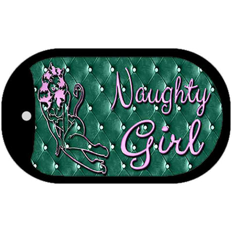 Naughty Girl Novelty Metal Dog Tag Necklace DT-379