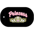 Princess Tiara Novelty Metal Dog Tag Necklace DT-3871