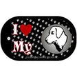 I Love My Chesapeake Bay Retriever Novelty Metal Dog Tag Necklace DT-3900