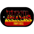 Bitch From Hell Novelty Metal Dog Tag Necklace DT-390