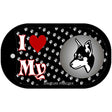 I Love My Miniature Pinscher Novelty Metal Dog Tag Necklace DT-3916