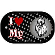 I Love My Shih Tzu Novelty Metal Dog Tag Necklace DT-3929