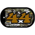 4x4 Camo Novelty Metal Dog Tag Necklace DT-3935