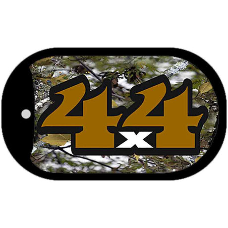 4x4 Camo Novelty Metal Dog Tag Necklace DT-3935