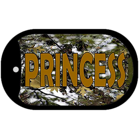 Princess Camouflage Novelty Metal Dog Tag Necklace DT-3939