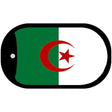 Algeria Flag Scroll Metal Novelty Dog Tag Necklace DT-3955