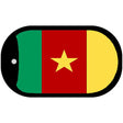 Cameroon Flag Scroll Metal Novelty Dog Tag Necklace DT-3985