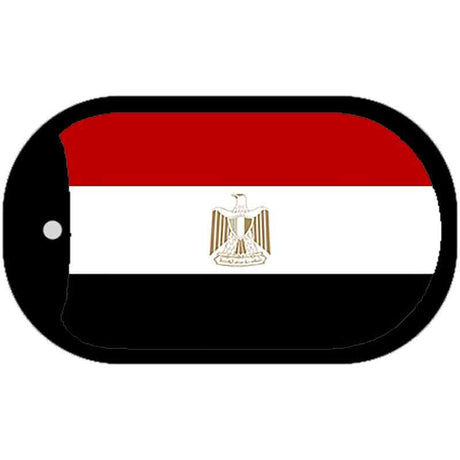 Egypt Flag Scroll Metal Novelty Dog Tag Necklace DT-4006