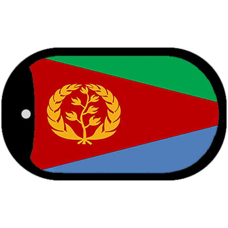 Eritrea Flag Scroll Metal Novelty Dog Tag Necklace DT-4008