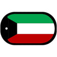 Kuwait Flag Metal Novelty Dog Tag Necklace DT-4044