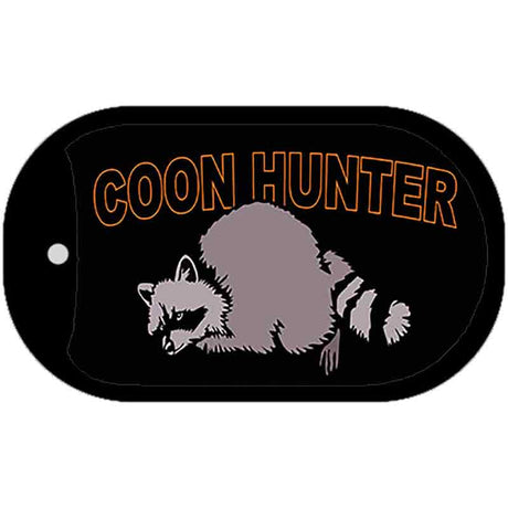 Coon Hunter Novelty Metal Dog Tag Necklace DT-4052