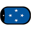 Micronesia Flag Metal Novelty Dog Tag Necklace DT-4071