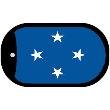 Micronesia Flag Metal Novelty Dog Tag Necklace DT-4071