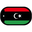 Libya Flag Metal Novelty Dog Tag Necklace DT-4079