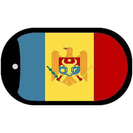 Moldova Flag Metal Novelty Dog Tag Necklace DT-4085