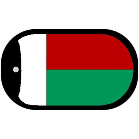 Madagascar Flag Metal Novelty Dog Tag Necklace DT-4087